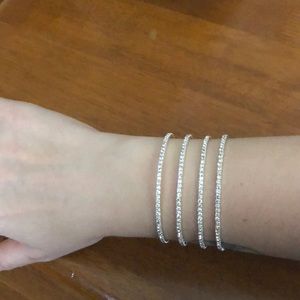 Crystal Wedding Cuff Bracelet